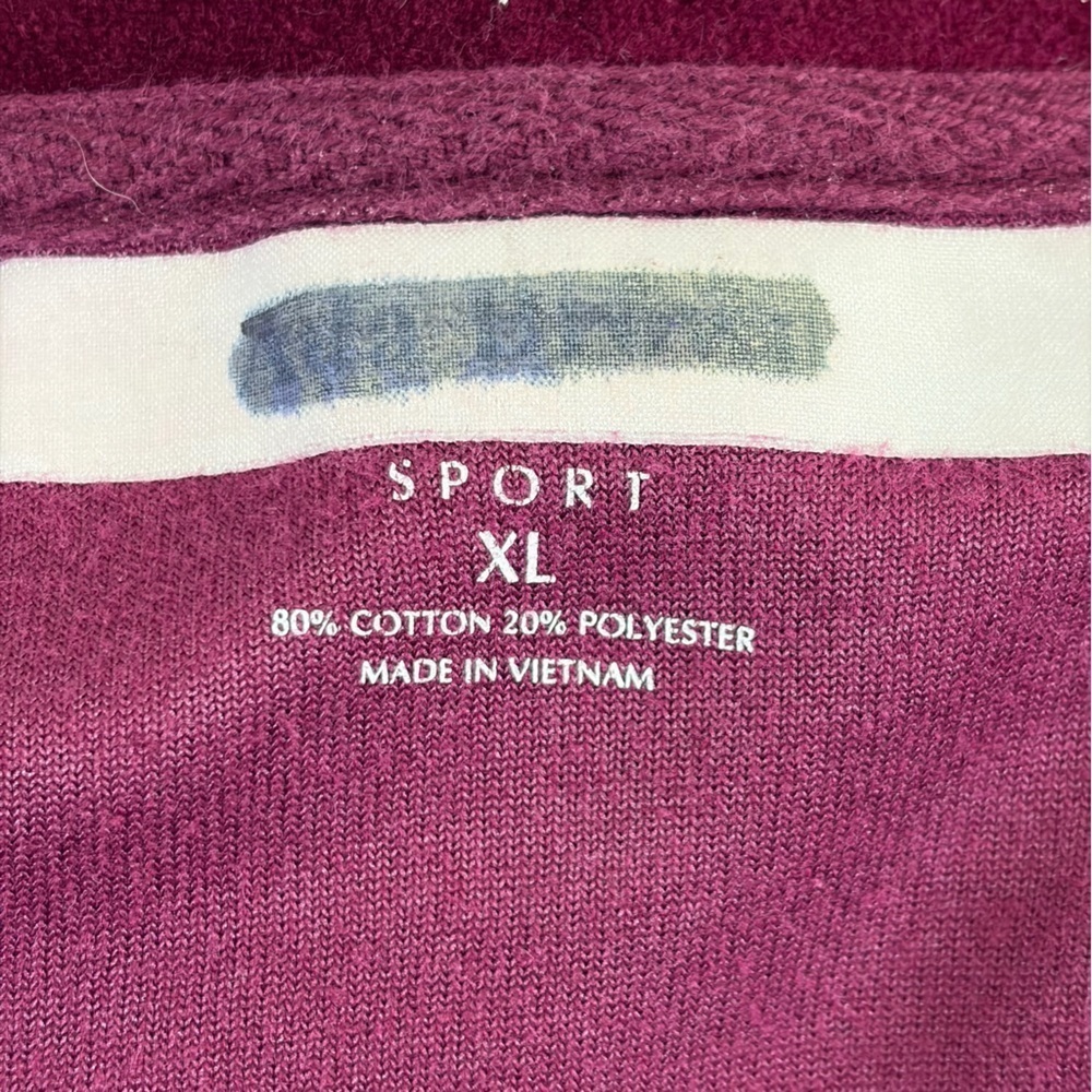 Karen Scott Rich Burgundy Velour Lounge/Track set - Picture 3 of 14